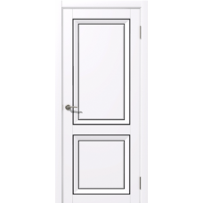 Дверь межкомнатная Дубрава Сибирь Муза БЕТА белая, глухое полотно